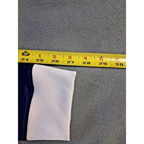 Under Armour Men’s Blue LG White Full-Zip Track Jacket Activewear - Picture 12 of 13